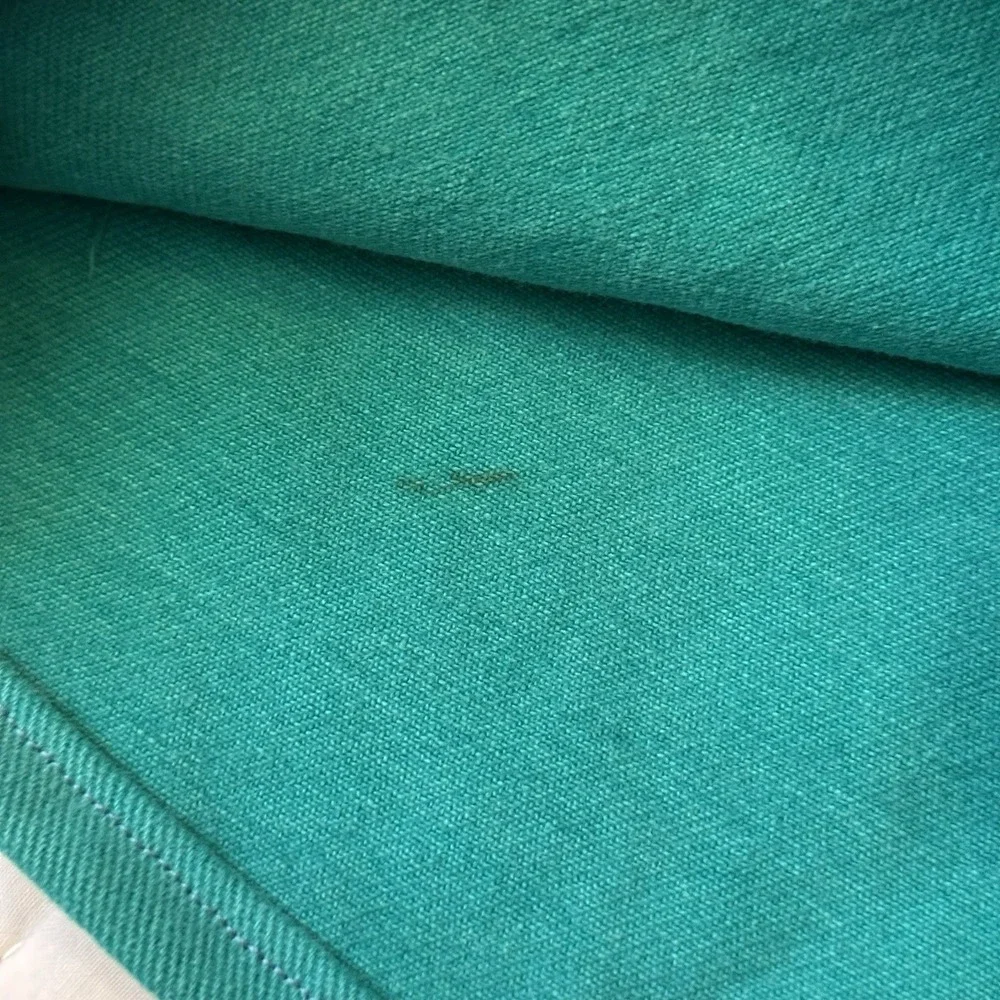 Beverley Hills B.H.D.C. Shorts Women's 9 Turquoise Cotton‎ Hemmed Talon Zipper